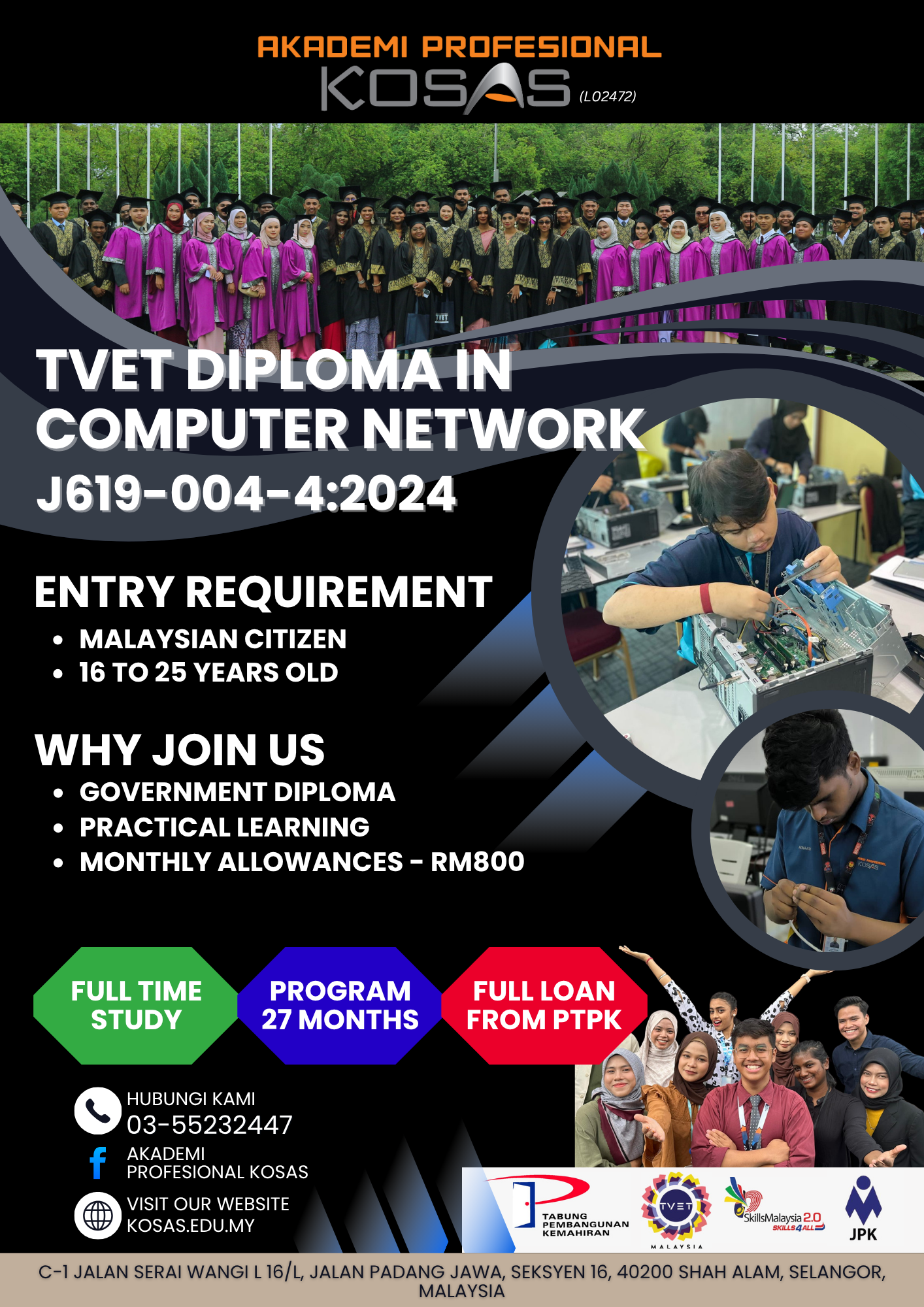 Blue and White Modern We Are Hiring Flyer (9)