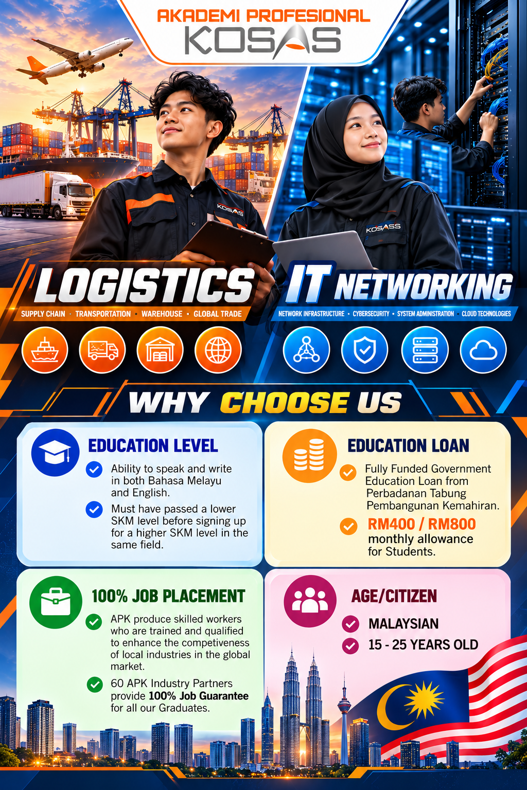 KOSAS Logistics and IT Networking Academy